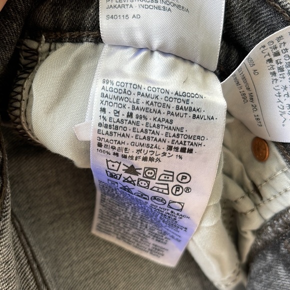 Levi’s grey wedgie straight jeans - Picture 5 of 5